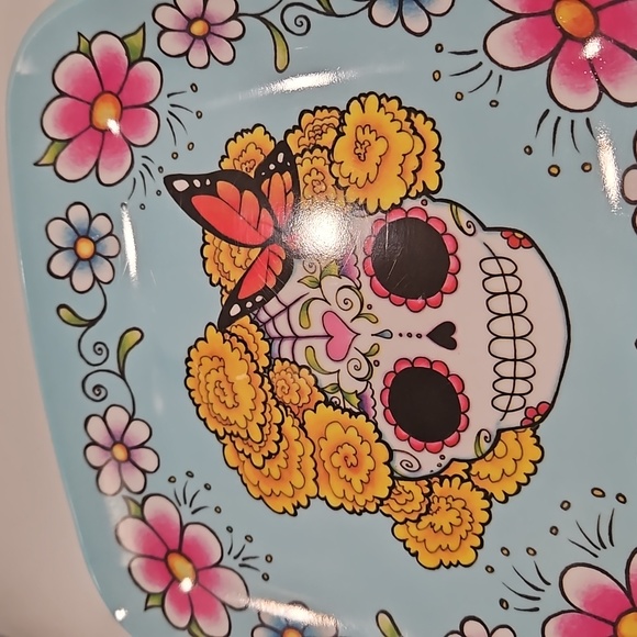Sugar Skull Melamine Plates - Picture 8 of 8